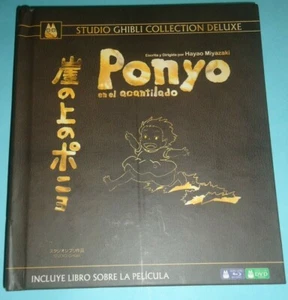 BLURAY+DVD+LIBRO PONYO EN EL ACANTILADO STUDIO GHIBLI MIYAZAKI DELUXE NEW SEALED - Imagen 1 de 2