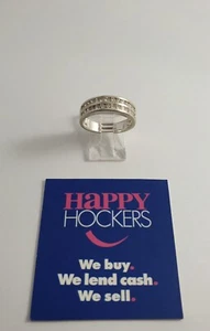 18CT WHITE GOLD RING SET WITH 28 DIAMONDS TOTALLING 0.71CT - Picture 1 of 8