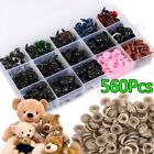 560Pcs Box-packed Safety Noses Eyes and Washers  Doll Making Craft