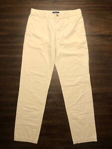 Polo Ralph Lauren Chino Pant Boy's 20 Tan Khaki Cotton Button High Rise