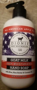 Dionis Goat Milk Hand Soap All-American Apple Pie 8.5 oz Pump - Picture 1 of 1
