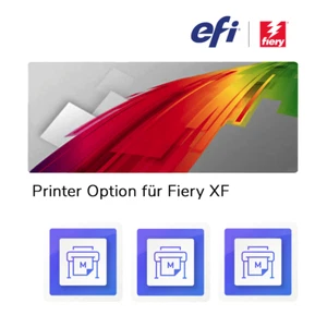 efi Printer Option M x3 für Fiery XF & 3 Drucker bis zum Format A2 | MwSt.-Rng. - Afbeelding 1 van 2