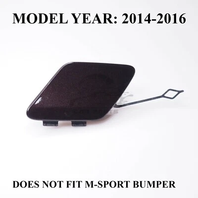 BMW 4er F32 F33 F36 Se Parachoques Trasero Gancho de Remolque Funda - Imagen 1 de 4