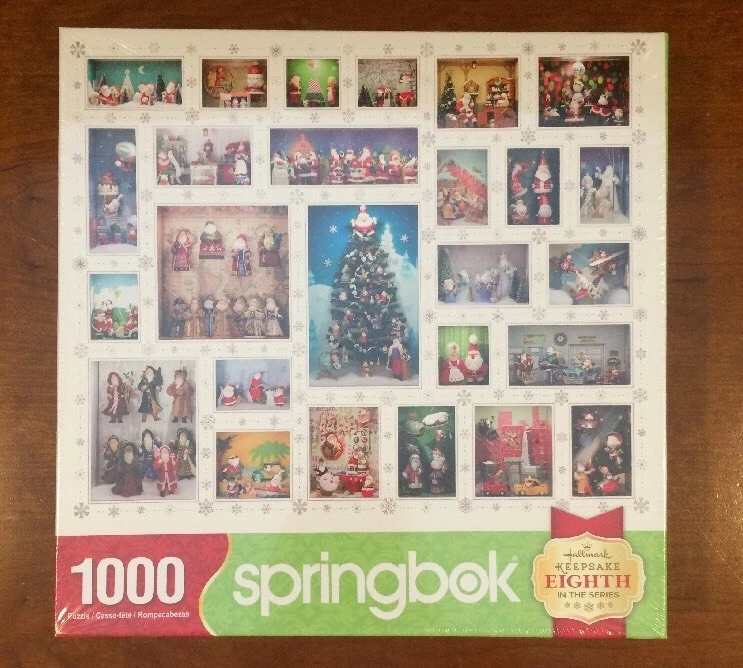 Springbok 1000 PC Puzzle Santa's World 8th Series Hallmark Gift Christmas