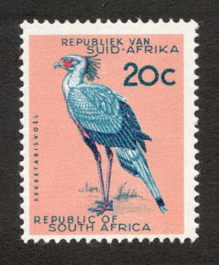 1963 South Africa Sc #276 - 20¢ - Secretary Bird - MH stamp Cv$10 - Image 1 of 1