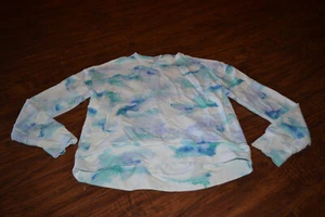 K8- All In Motion Tie Dye Cotton Blend Sweatshirt/Top Size Women's Small - Picture 1 of 3