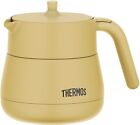 Thermos Vacuum Insulated Teapot Strainer 450ml Beige TTE-450 BE