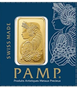 1 gram PAMP Suisse MULTIGRAM .9999 Fine Gold Fortuna Bar - In Stock - Picture 1 of 5