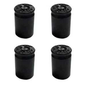 Tire valve caps shell casings black - Picture 1 of 1