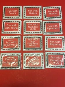 Preschool Learning Flash Card bundle ( 12 decks ) NEW - Picture 1 of 5