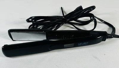 "Plancha Paul Mitchell Neuro Halo negra ajustable eléctrica ajuste de calor 1""" Foto 1 de 4