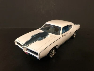 1969 ERTL American Muscle Royal Bobcat Pontiac GTO в белом и Aqua с коробкой. - Изображение 1 из 4