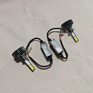 1Pair H1 LED 24000LM High Headlight Low Beam Kit 200W Bulb 6000K - Picture 1 of 15
