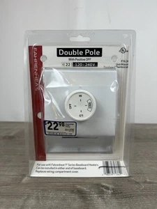 Fahrenheat Double Pole With Positive Off Basebord Thermostat 120 - 240 Volts - Picture 1 of 3