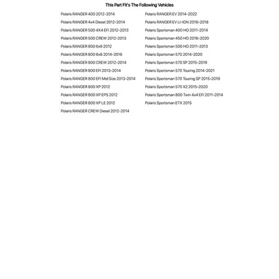 Paquete de 4 bujes Tusk TKbush3 UHMW HD para POLARIS Sportsman 400 HO 2011-2014 Foto 1 de 4