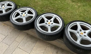 Porsche 987 Boxster Felgen 8+9,5x 19 Rim Set Sport Classic By BBS Design Rad - Bild 1 von 23