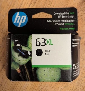 HP Deskjet ATRAMENT #63 XL czarny ~ nowy nieotwarty - Zdjęcie 1 z 3