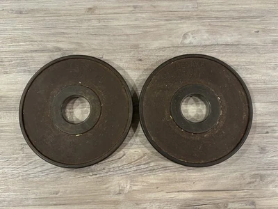 Placas de palanquilla mecanizadas UESAKA 5 KG IWF levantamiento de pesas acero vintage preciso Foto 1 de 4