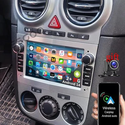 Android 15 Autoradio GPS Für Opel Zafira B Corsa C D Astra G H Vivaro Vectra C - Bild 1 von 4