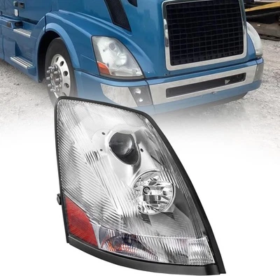 Chrome Headlight Right Passenger Side For 2004-2018 Volvo VNL VNM & VN Models Foto 1 de 4