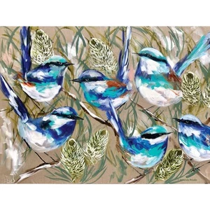 NEW Lilli Rock Blue Wrens Surface Protector - Picture 1 of 1