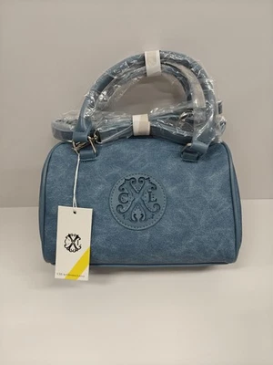 Cartera bandolera de hombro CXL by Christian Lacroix para mujer azul jaspe nueva Foto 1 de 4