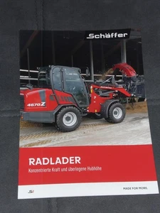 SCHÄFFER Radlader Prospekt von 11/2025  ( Auktion 192 ) - Bild 1 von 1
