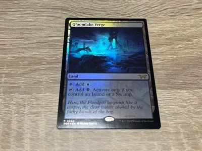 MTG Duskmorn Gloom Lake Boundary English Foil Mint Condition - Image 1 of 2