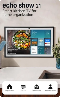 Echo Show 21 (modelo más reciente), concentrador de cocina Full HD 21" para organización del hogar Foto 1 de 4