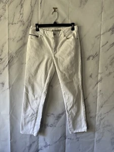 CHICO’S PLATINUM DENIM WHITE JEANS WOMENS 00- WAIST 26 - Picture 1 of 13