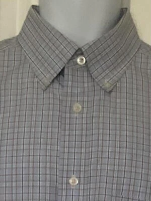 DANIEL CREMIEUX NUEVO SIN ETIQUETAS Botones Azul Beige Negro Blanco Algodón a Cuadros M Foto 1 de 4