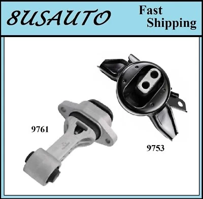 2PCS MOTOR & TRANS MOUNT FIT 2011-2014 DODGE ATTITUDE 1.4L & 1.6L - MANUAL TRANS - Image 1 of 4