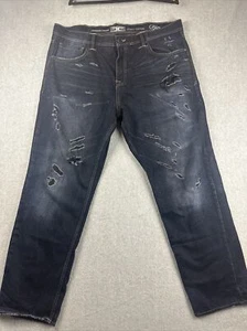 Pantalones de mezclilla azules desgastados Jordan Craig Legacy Edition Collins para hombre 42x32 - Imagen 1 de 21
