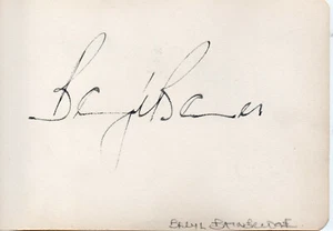BERYL BAINBRIDGE & ELIZABETH THALMANN - Página del álbum firmada - AUTOR/PELÍCULA - Imagen 1 de 2