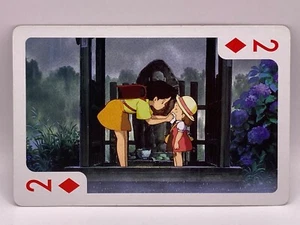 Mei &Satsuki / My Neighbor Totoro By Studio Ghibli Hayao Miyazaki Playing Card#2 - Picture 1 of 9