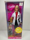 BARBIE Pet Doctor Barbie Doll, Mattel 2000, #50595, NRFB Dog, Stethoscope, brush