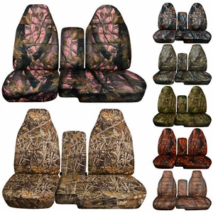 Fundas de diseño para Chevy S10/Chevy Colorado funda de asiento delantero 1998-2010 camuflaje - Imagen 1 de 8