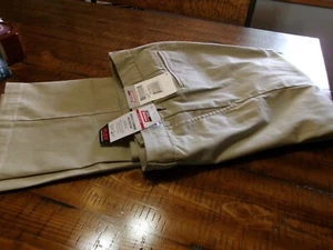 GENUINE Dickies WOMEN KHAKI PANTS High Rise perfectly SLIMMING 16R relaxed fit - Picture 1 of 9
