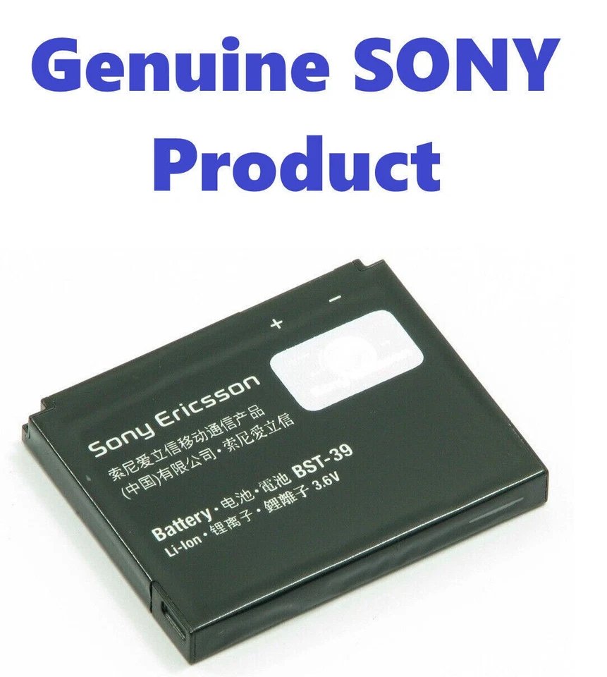 Nueva Batería Original Sony Ericsson BST-39 (920mAh) - TM717 W380 W518 W908 Z555 Foto 1 de 1