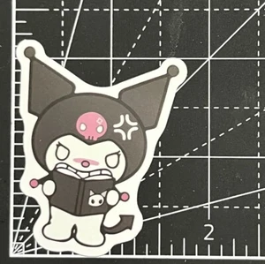 ***********Kuromi - Violently Angry At Book - Vinyl Sanrio Sticker Bomb KAWAII - Picture 1 of 4