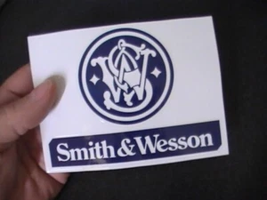 Smith & Wesson Decal Sticker S&W Genuine Factory Vinyl Decal Sticker S & W SW - Picture 1 of 3