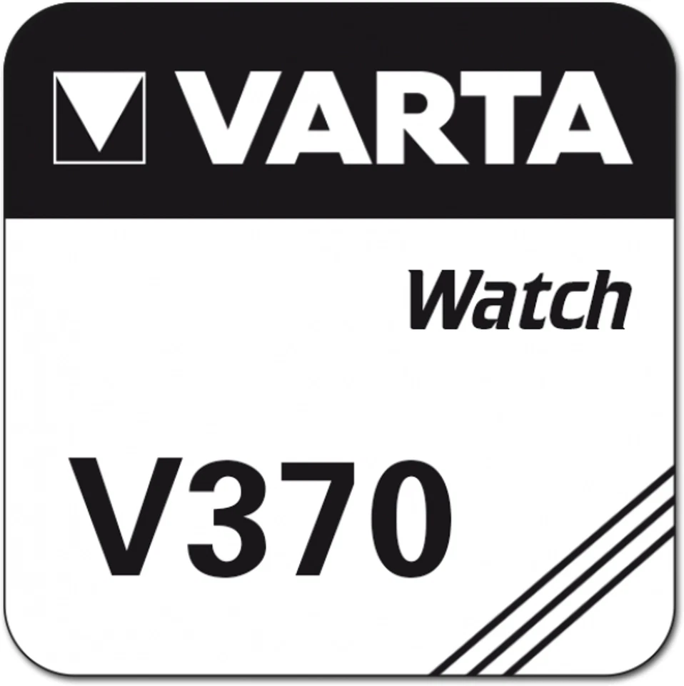 Varta V370 Sr920w D370 Ossido D'argento per Orologi Batteria 1.55v 1-pack
