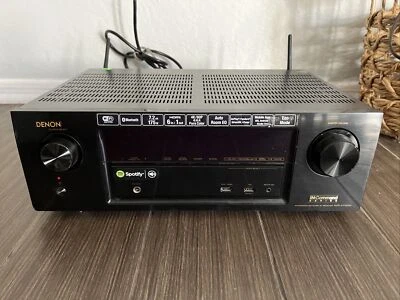 Denon IN-Command Series AVR-X1100W  4K 7.2-Channel A/V Receiver WiFi Spotify - Image 1 of 4