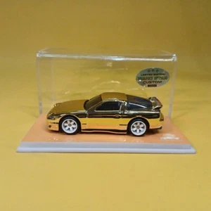 Hot Wheels '96 NISSAN 180SX Tipo X Dorado CROMO (WANGSTAR PERSONALIZADO) PILOTOS REALES - Imagen 1 de 15