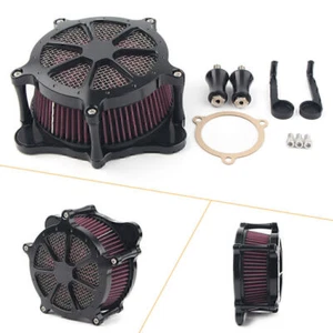 Motor Turbine Spike Air Intake Filter Cleaner For 2008-16 Harley Road Glide FLTR - Picture 1 of 11