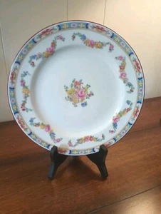 Piatto insalata pranzo singolo vintage Minton Rose Bone China 9" Inghilterra marchio globo - Foto 1 di 10