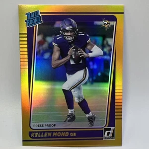 Kellen Mond 2021 Panini Donruss Oro Olografo Proof Rated Rookie RC - Foto 1 di 2