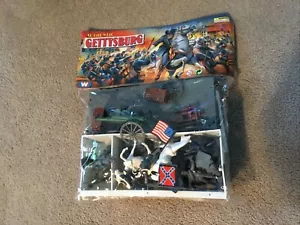 Auténtico juego de casa de campo de la Guerra Civil Americana Gettysburg con infantería y cañón - Imagen 1 de 3