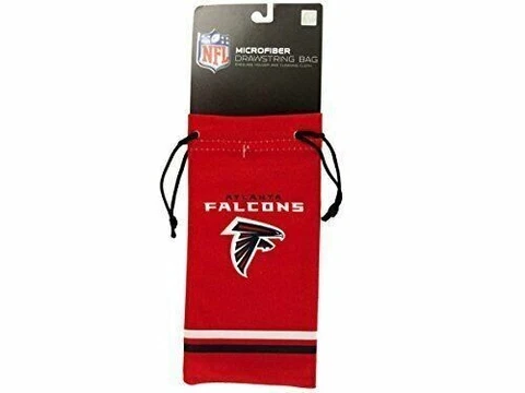 Atlanta Falcons NFL Sunglass Eye Glass Drawstring Carry Bag Microfiber Case Cover