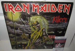 ÁLBUM FIRMADO POR PAUL DIANNO IRON MAIDEN KILLERS STEVE HARRIS AUTÓGRAFO VINILO JSA - Imagen 1 de 10